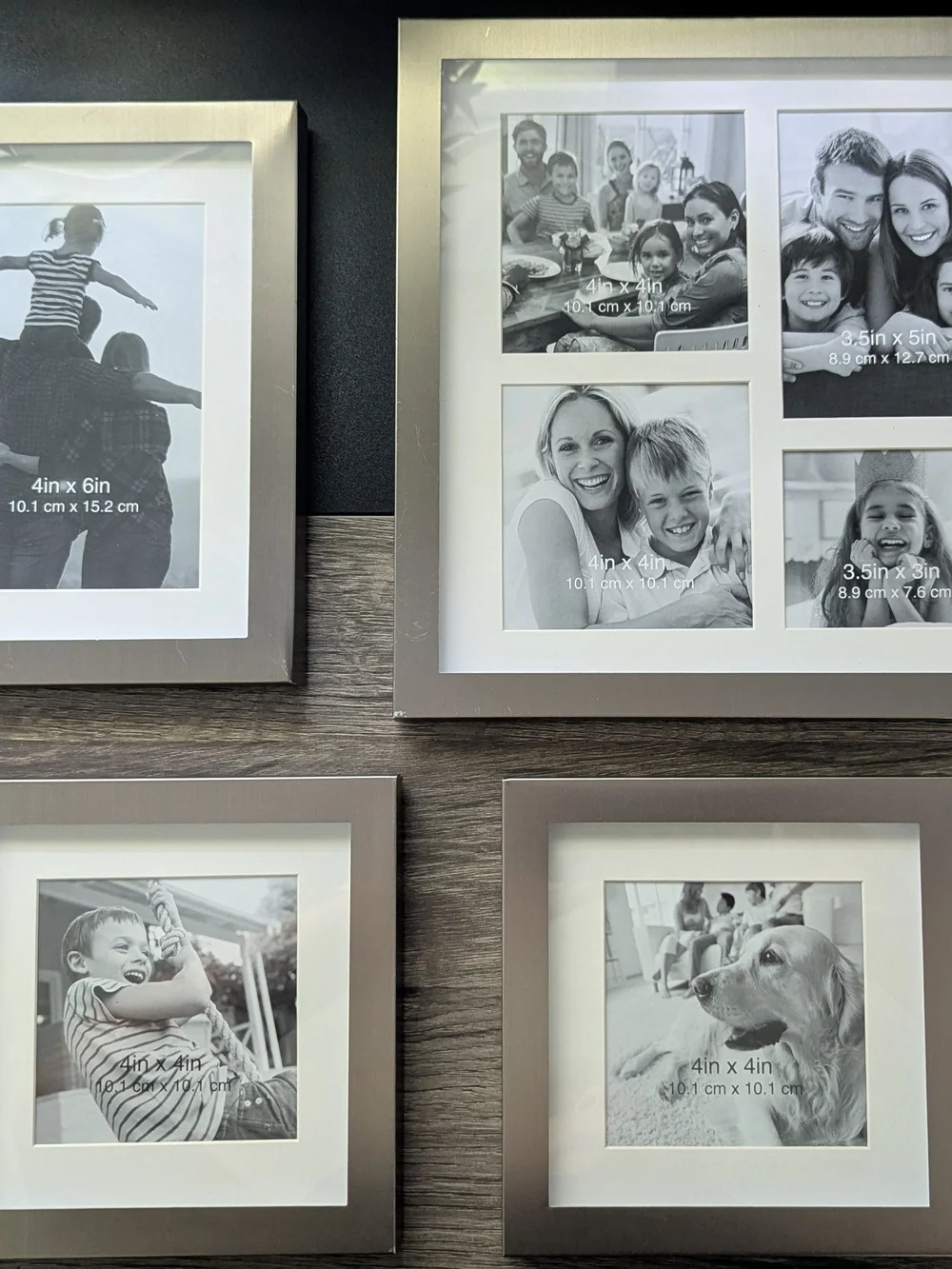 Better Homes And Gardens Silver Multi-Opening Picture Frame Set